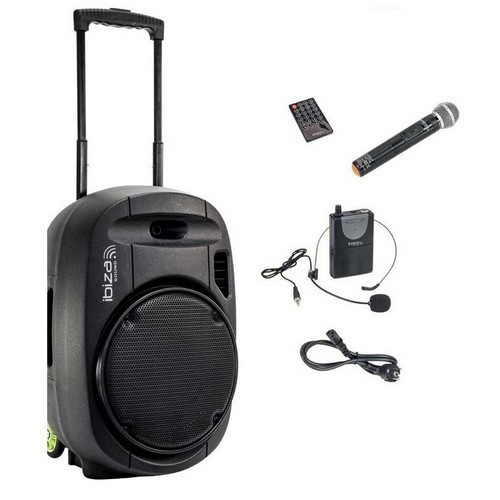 ALTAVOZ IBIZA PORT12VHFBT-MKII TROLLEY 700W